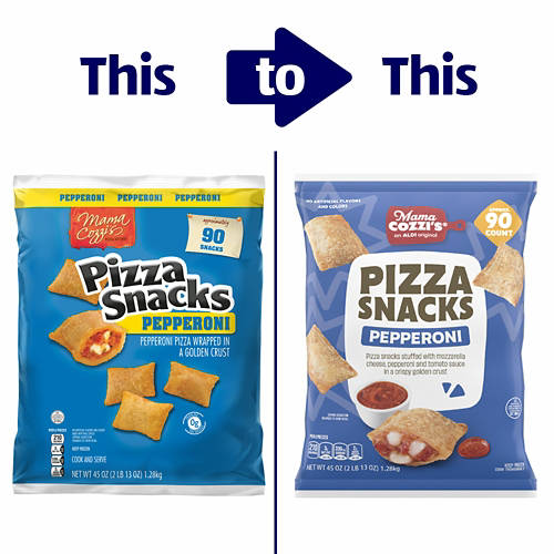 Mama Cozzi's Pizza Kitchen Pepperoni Pizza Snacks, 45 oz